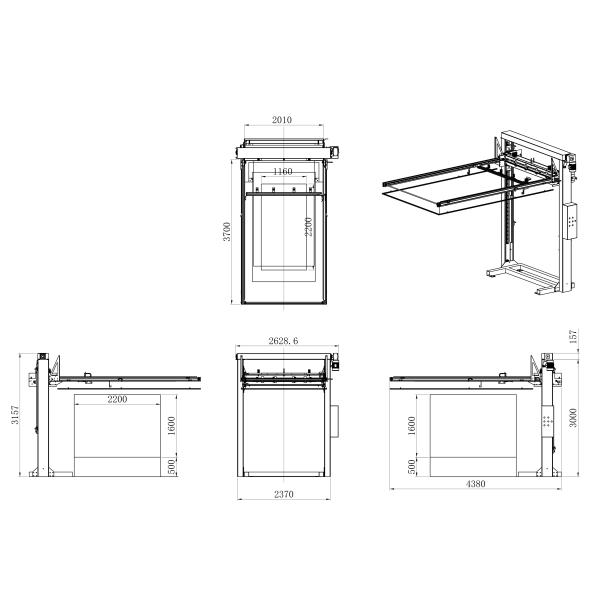 Electric And Pneumatic Top Sheet Dispenser With Auto Height Sensing Device