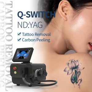 Quality Q Switched Medical Laser Tattoo Removal Equipment with Pulse Energy 532 1064nm for sale