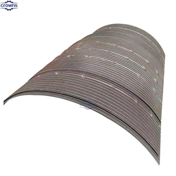 Sieve Bend Screen 25um 30 50 100 Micron 304 Stainless Steel Welded Wedge Wire Screen