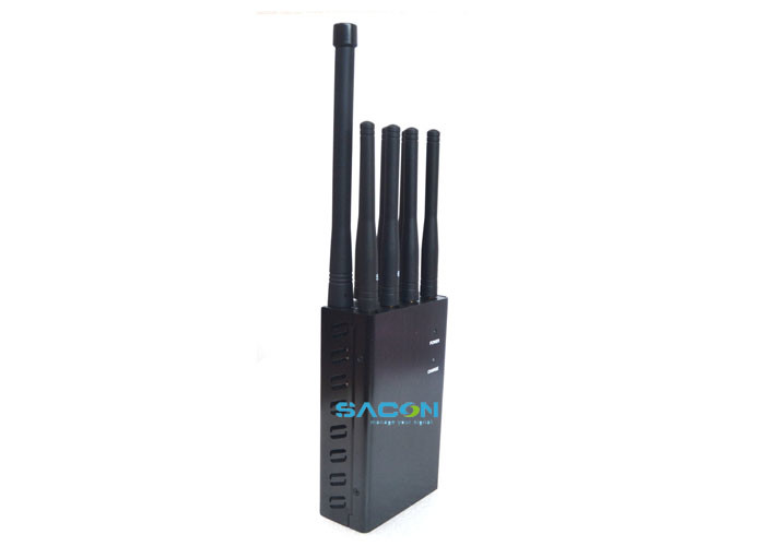 8 Antennas Portable Mobile Phone Signal Jammer 90 Minute Work With Full Charge