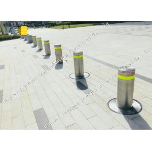 High Security Automatic Rising Bollards , 5mm Thickness Smart Bollards