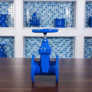 Quality QT450 Soft Seal Gate Valve PN10 DN80 Water Gas Oil Ball Mill Cast Iron for sale