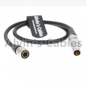 China 4 Pin Hirose Male Follow Focus Cable To 1B 2 Pin Male For Chrosziel Wireless Follow Focus Unit on sale