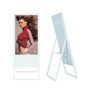 Quality Portable Free Standing 43&quot; inch LED LCD WIFI network Android advertising board signage menu board for sale