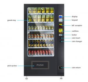 China Hot Selling Micron Intelligent Vending Machine 24 Hours Self-Service Snack Drink Vending Machine on sale