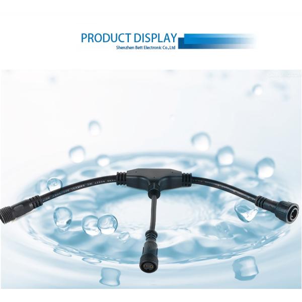 Waterproof Splitter T Led Wire Connectors 3 Way Molded Connector