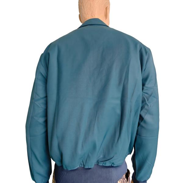 Customizable Fabric Standard Blue Uniform Jacket With 2 Pockets Winter Waterproof Breathable Polyester Military Jacket