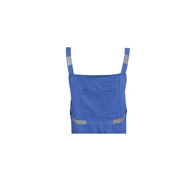 330g 100% Cotton Fire Retardant Bib Overalls Working Pants With Reflective Straps
