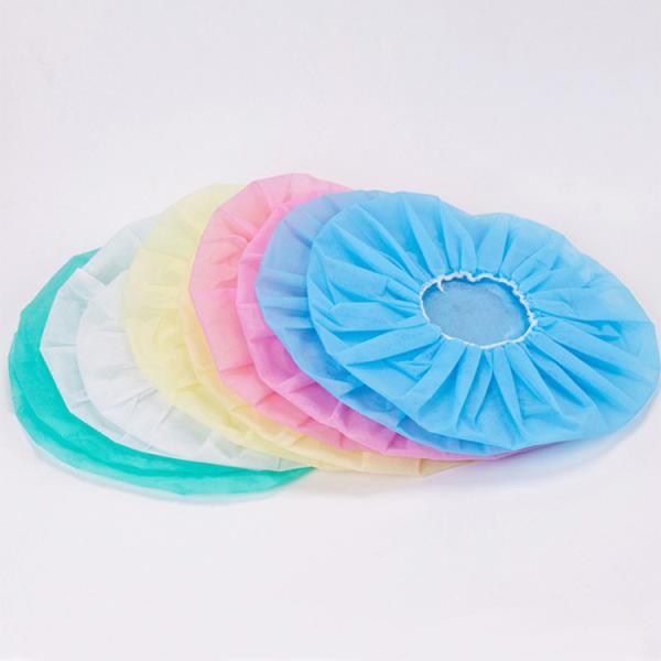 21'' Blue Mob Caps Medical Doctor With Tape Disposable Hair Net Cap Polypropylene Virgin Nurse Bouffant Caps