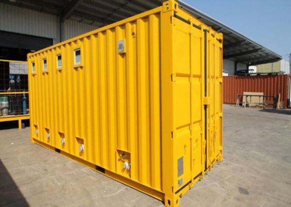 Buy Insulated Cargo ISO Modified Shipping Containers Garage For Public Washroom at wholesale prices