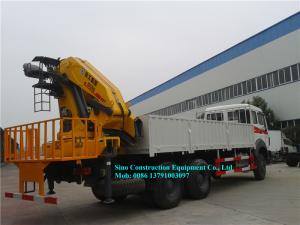 China 16t Knuckle Boom Truck Mounted Crane SQ16ZK4Q Max Lifting Torque 40 T M on sale