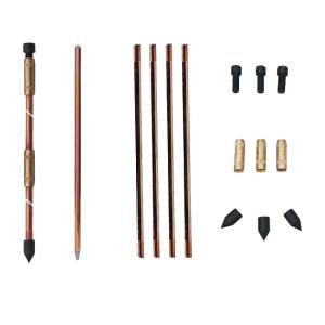 Buy cheap High Tensile Strength Copper Round Bar , Copper Lightning Rod 1200mm from wholesalers