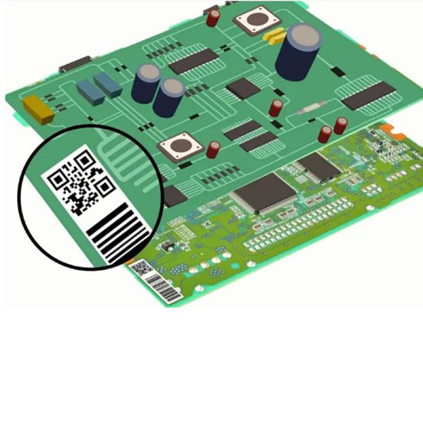 Wood Packaging Material Double Station High Precision Labeller for Barcode PCB