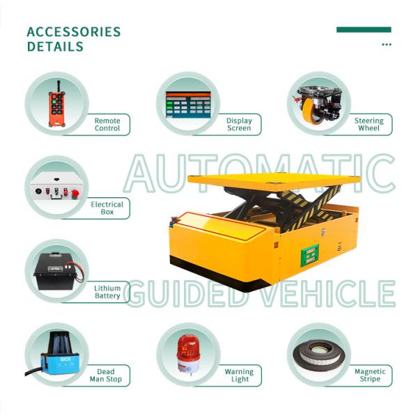 Warehouse Self Propelled AGV Automated Guided Vehicle