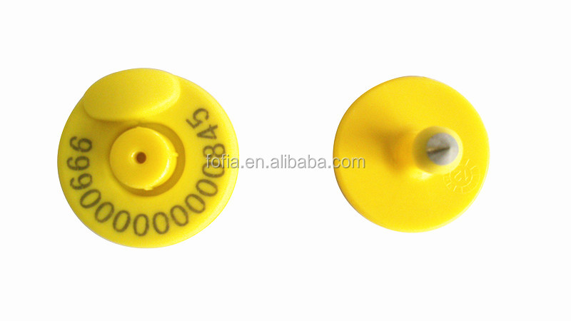 Full ICAR Certified RFID Electronic Ear Tags For Livestock Tracking