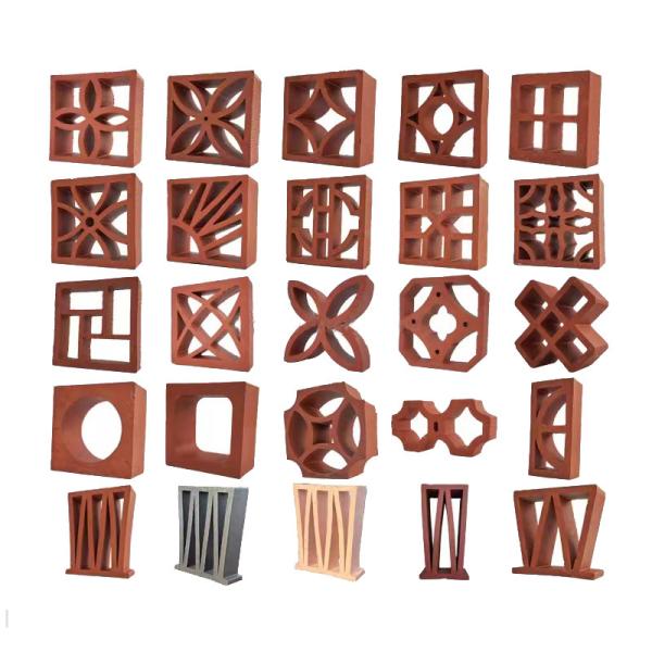 Hollow Sintered Decorative Terracotta Bricks For Interior And Outdoor