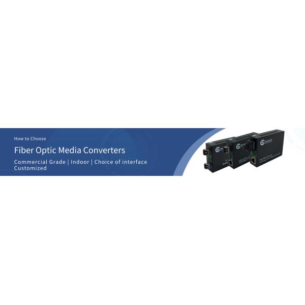 Fiber Media Converter 10/100Mbps Singlemode SMF Dual SC 1310nm 20KM