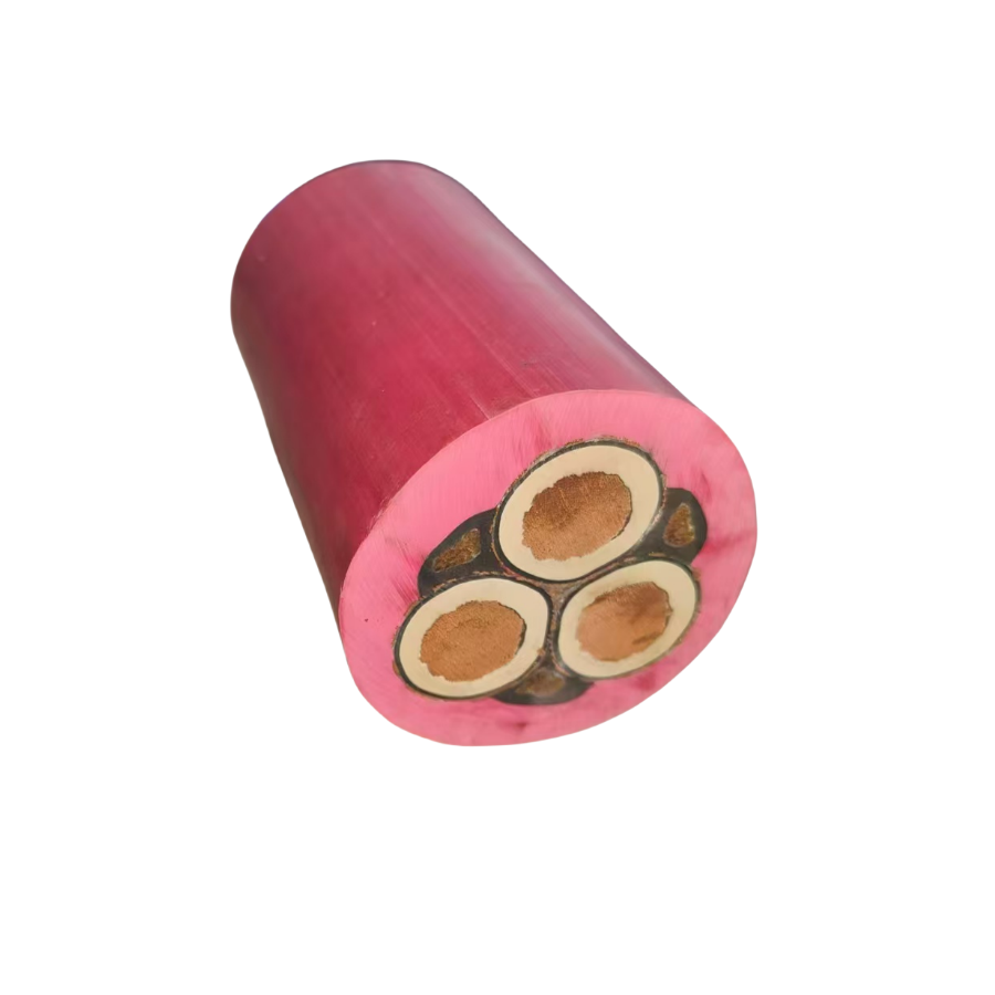 Large Cranes High Voltage Power Cable With Tinned Copper Conductor And Rubber UGEFP