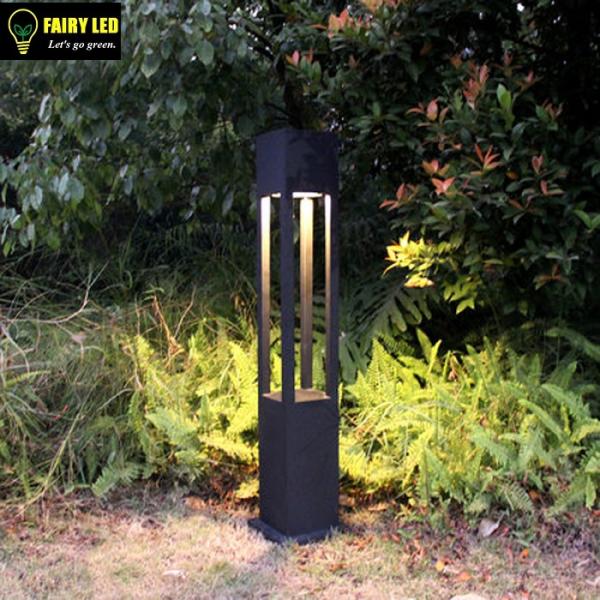 1.1m 10W Square Pole Bollard Column Lamp LED Garden Light LED Lawn Light Landscape Light