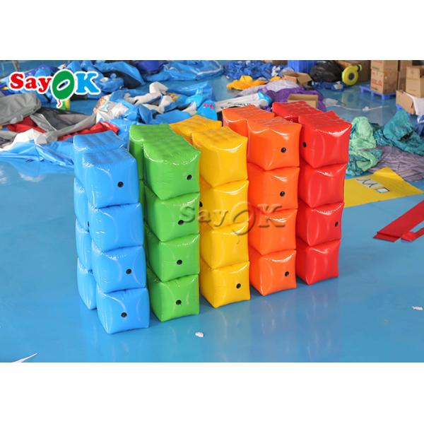 Portable Indoor Outdoor Cube Inflatable Stool Ottoman