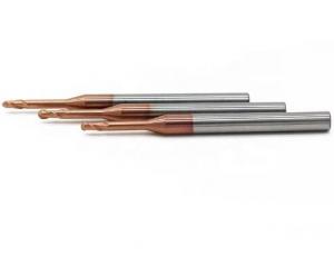 Quality 2 Flutes Ballnose Micro Diameter End Mill For Wood Working And Metal Cutting for sale
