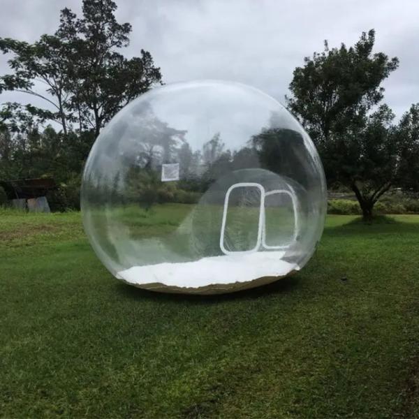 Fun House Giant Clear Inflatable Bubble Tent Crystal Igloo Dome Transparent