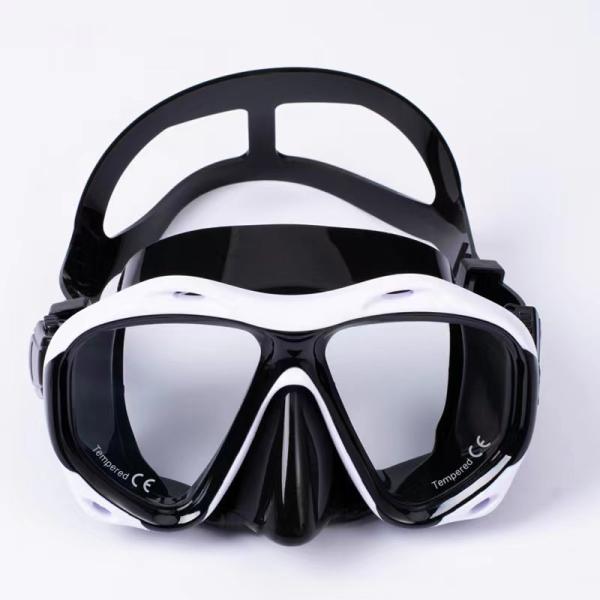 Lightweight Spearfishing Scuba Diving Mask Goggles Black Silicone