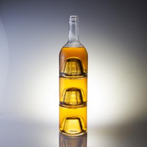Quality Glass Body Latest Model Mini Liquor Whisky Bottle with Aluminium Cap 50ml 100ml 200ml for sale