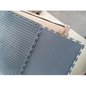 PVC textured invisible joint interlocking floor tiles