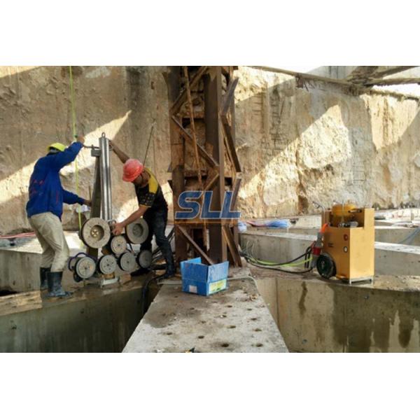 Concrete Stone Cutter Diamond Wire Saw Cutting Machine For Removing Bridge Sections