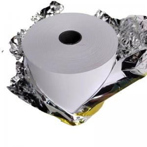 China Blue Black Image Thermal Paper 45-70GSM Jumbo Roll for Banknote/Fax/ATM in Industrial on sale