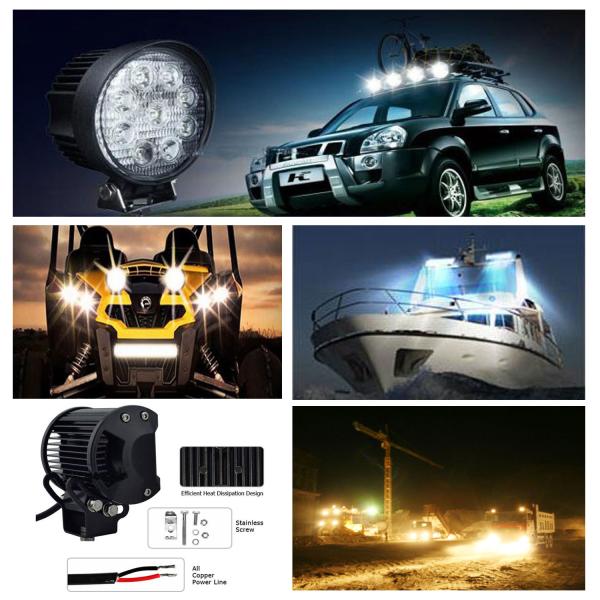 Outdoor Mining Spot Beam LED Work Lamps 40W Off Road Light Led 4000LM led light bar
