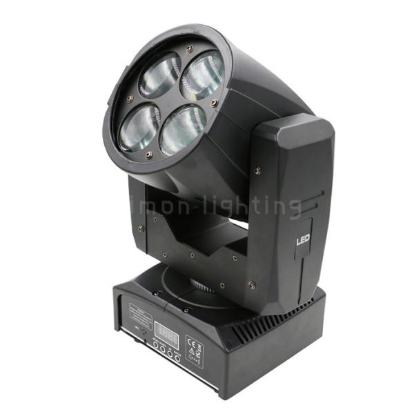 4x10w Lightweight Mini White LED Moving Head Super Beam Light with Color Wheel