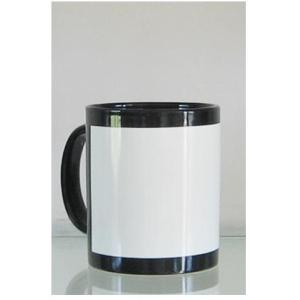 Quality Sublimation Black Flower Blank Mug for sale
