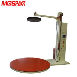 Quality MQSPACK Semi Automatic Pallet Stretch Wrapping Machine With Top Plate for sale