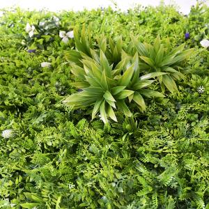 Plastic Decorative Artificial Grass Walls Waterproof