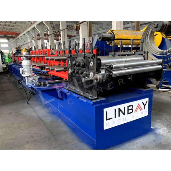 60-200mm Steel Frame Roll Forming Machine Tracking Shear 1.5-2mm