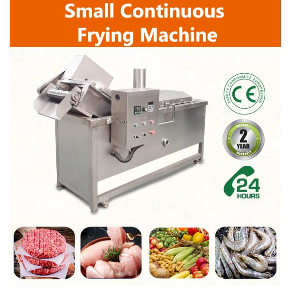 300kg/H SUS304 Stainless Steel Automatic Temperature Control Industrial Continuous Falafel Fryer Machine
