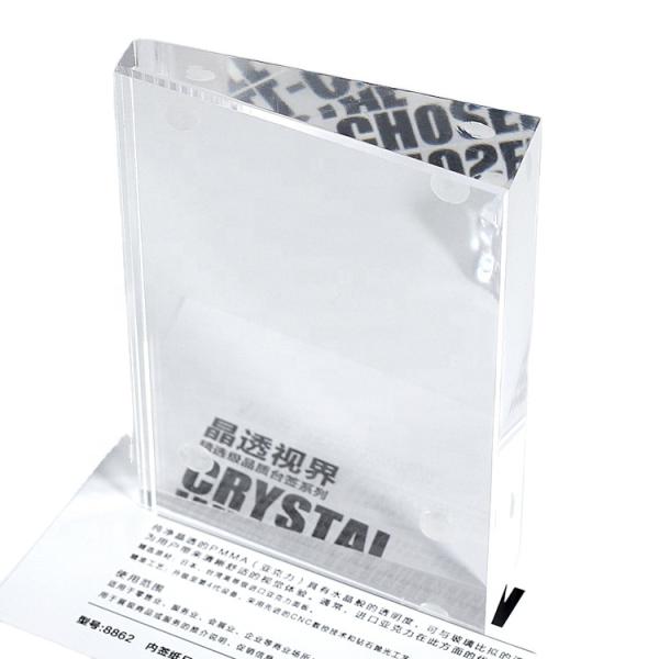 Clear Acrylic Display Sign Stand Table Name Price Menu Tag Stand Holder Advertsing