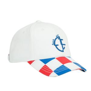 Quality ACE 3d Embroidery Logo Custom Golf Caps / White Cotton Baseball Cap for sale