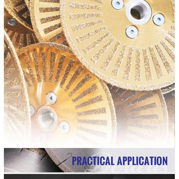 Customized Support OBM Diamond Electroplated Disc for Stone Cutting Chain Saw Blade