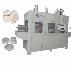 Quality Pulp Disposable Thermoforming Machine , Take Away Food Box Making Machine 100kw for sale