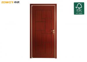 Quality Custom PU Painted Curved Solid Wood Interior Doors for sale