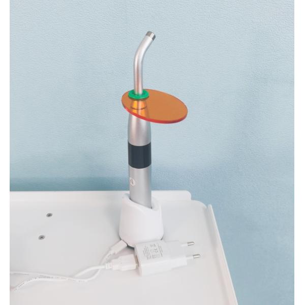Metal Tips 1 Second Dental Light Cure Wireless Strong Power LED Dental Curing Light