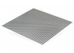 Cold & Hot Rolled Square Perforated Metal Special Straight Line Silver Color