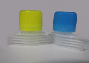 Quality Yellow Plastic Spout Caps / Spout Laundry Detergent Cap with PE Anti Corrosion Material for sale