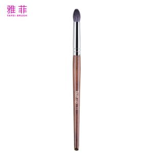 China TOUCH UP 11 Professional Fingertip Smudge Single Nature Hair Wood Handle Eyeshadow Blending Brushes on sale