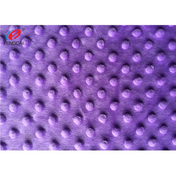 2mm Super Soft Minky Dot Polyester Bubble Fabric Minky Plush Fabric