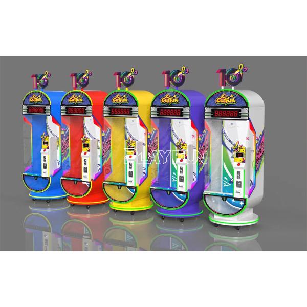 2025 New Playfun Coin Operated 10 Seconds Challenge Scissors Prize Cut Fun Game Machine for Game Centre