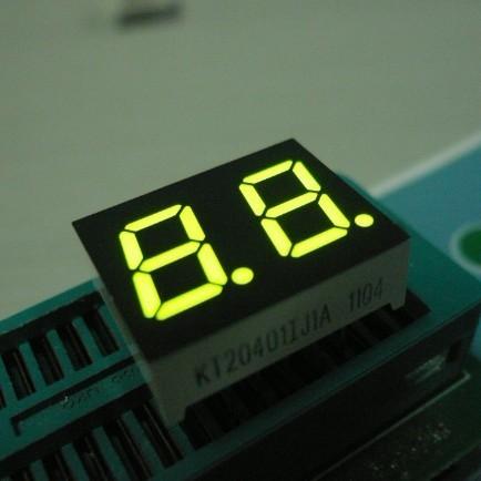 Buy Green Small Custom Two Digit 7 Segment Led Display  For Instrument Panel 0.4 Inch at wholesale prices
